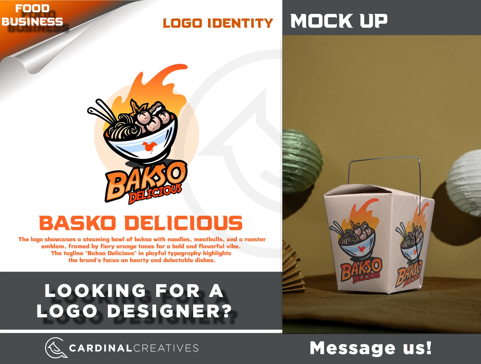 Bakso Delicious Logo Design